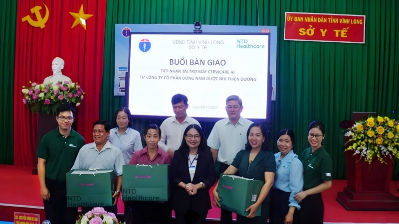 day manh chuyen doi so trong y te  vinh long dua cong nghe cervicare ai vao tam soat ung thu co tu cung