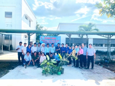 trung tam y te huyen chau thanh to chuc le phat dong trong cay chao mung dai hoi dang bo trung tam y te nhiem ky 2025  ?? 2030